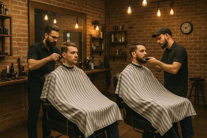 نمای آرایشگاه ما